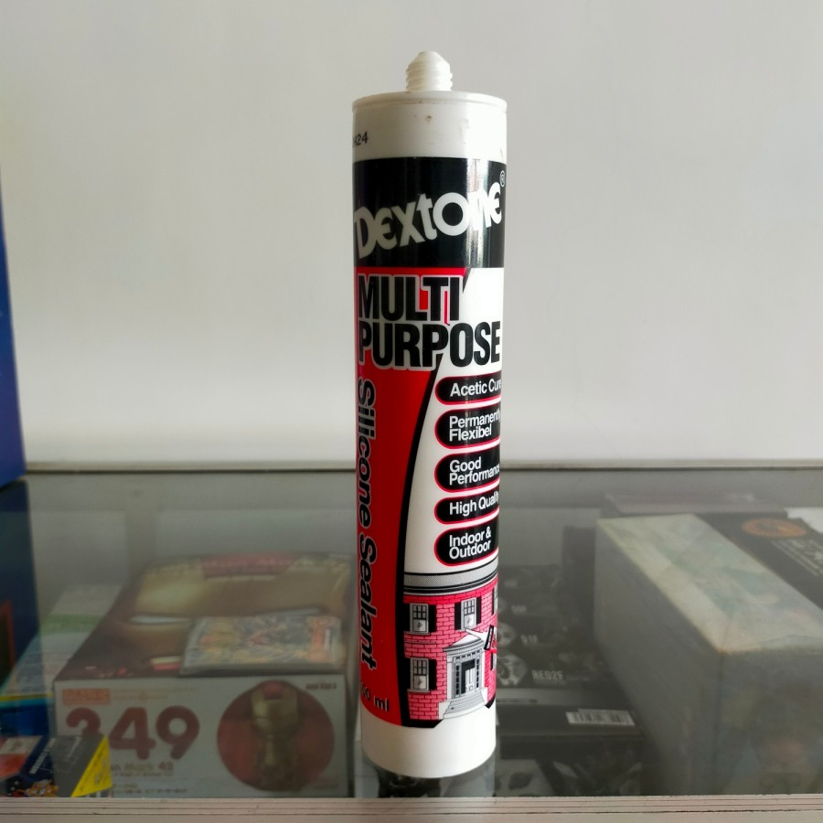 Dextone Lem Silicone Sealant Putih