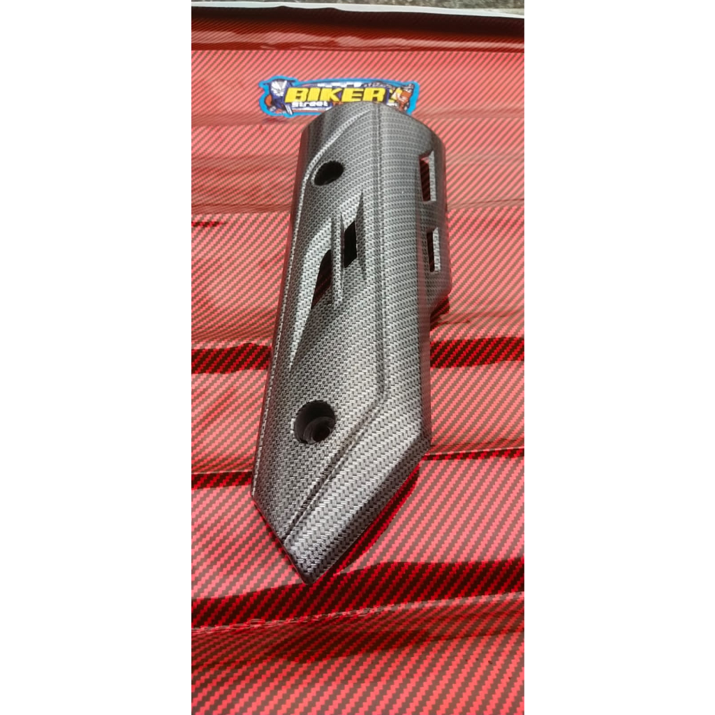 cover tutup knalpot karbon vario 110fi led cover knalpot carbon vario 110fi led
