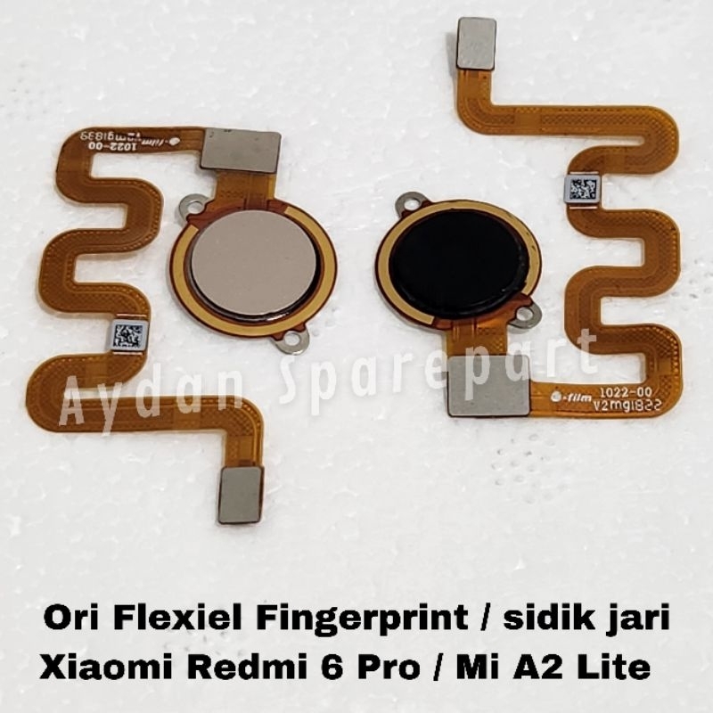 ORI FLEXIBEL FINGERPRINT / SIDIK JARI XIAOMI REDMI 6 PRO / MI A2 LITE