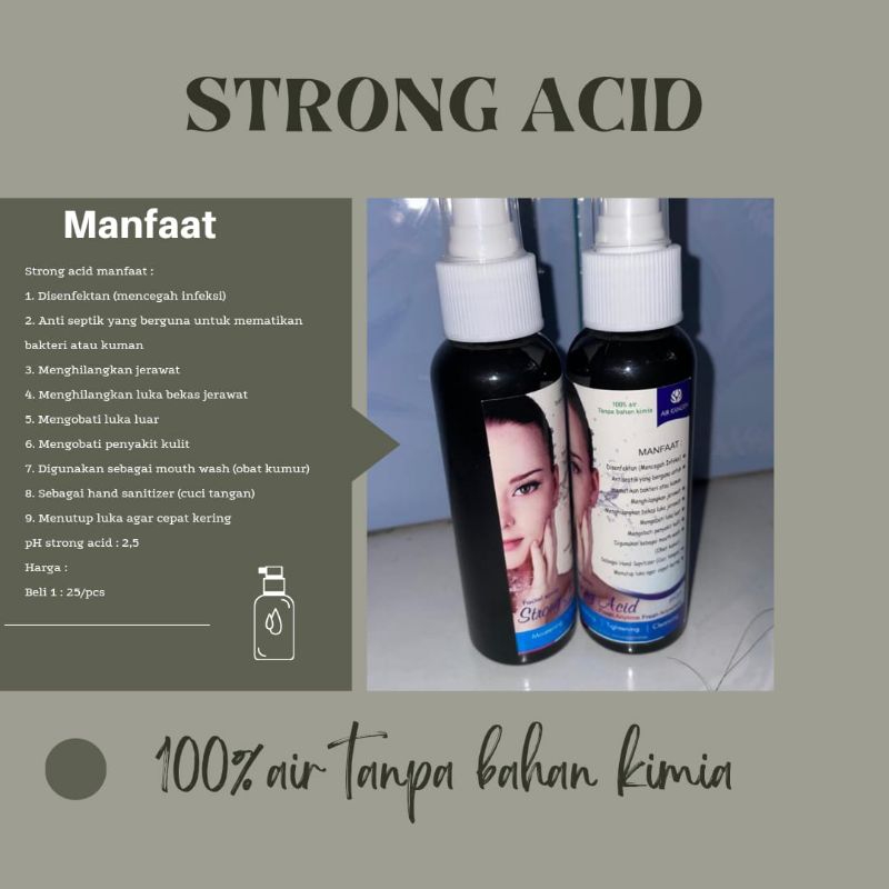 STRONG ACID KANGEN WATER PH 2,5