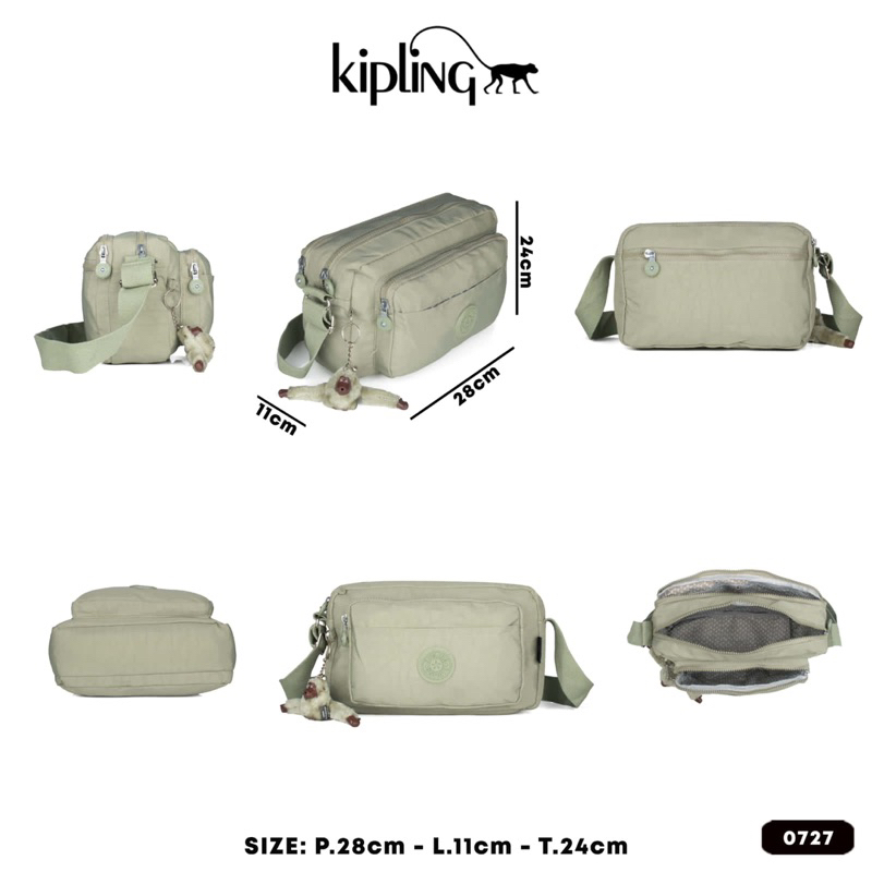 TERMURAH Tas K 0727 / Slempang / Selempang / Sling bag / Tas Import / Tas banyak ruang / sekat