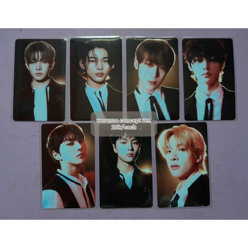 PHOTOCARD OFFICIAL ENHYPEN ALBUM DARK BLOOD weverse version