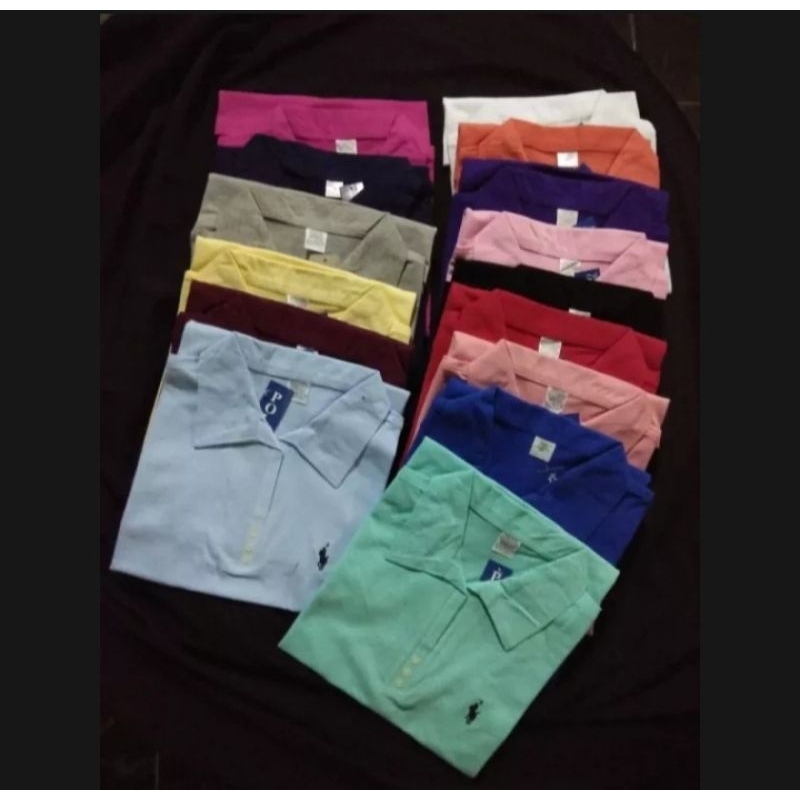 Paket 3 pcs Baju Polo Wanita / Baju Kerah Polo Wanita / Baju Atasan Polo Kerah wanita Dewasa