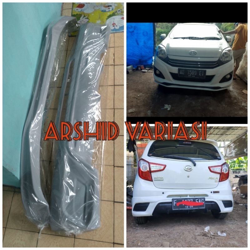 bodykit depan belakang ayla 1.0  2017 2021