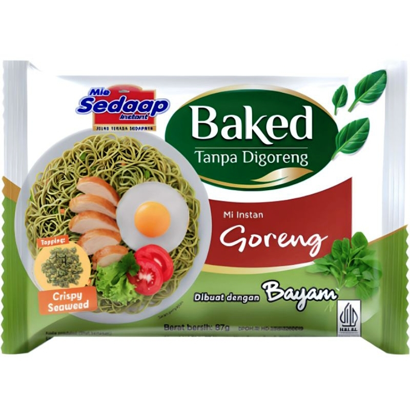 

Sedaap Mie Instan Bahan Bayam Baked Mi Goreng [87g] / 1 Pc