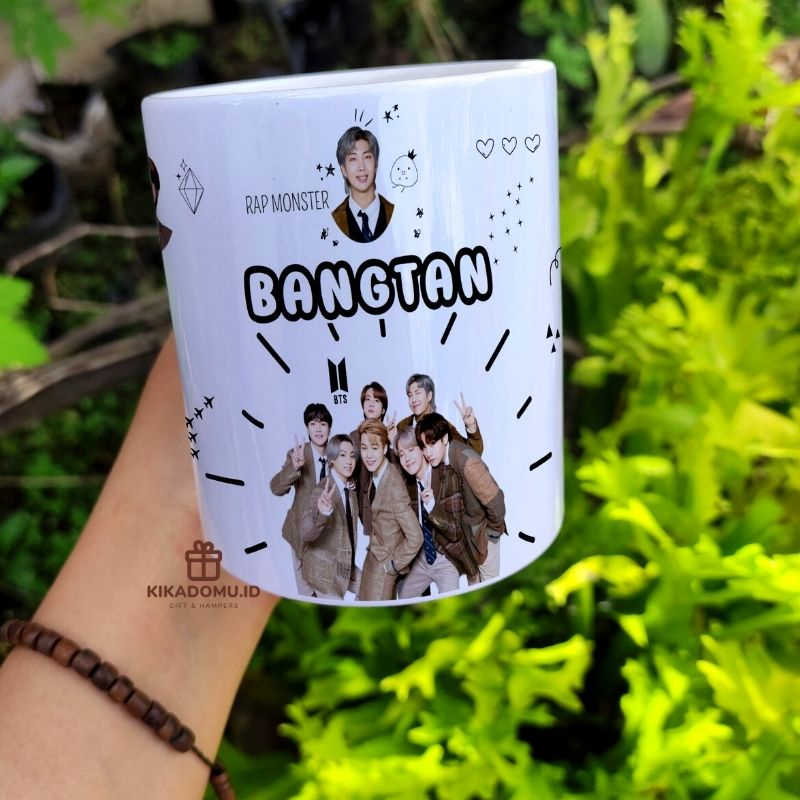 

Mug BTS BANGTAN ARMY gift box KPOP hampers custom nama