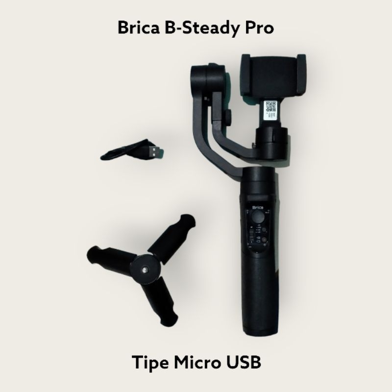 Gimbal Stabilizer BRICA B-STEADY PRO (Second) for smartphone & action camera / stabilizer hp / gimba