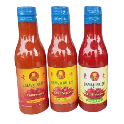 

Bambu Rejeki Chilli Sauce Vegan Sambal /Sweet / Extra Hot/ Super Hot