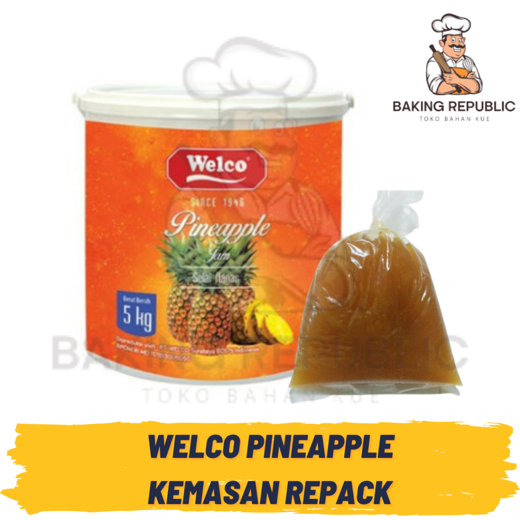 

WELCO SELAI PINEAPPLE | 500 GRAM | KEMASAN REPACK | BUKAN ISIAN NASTAR