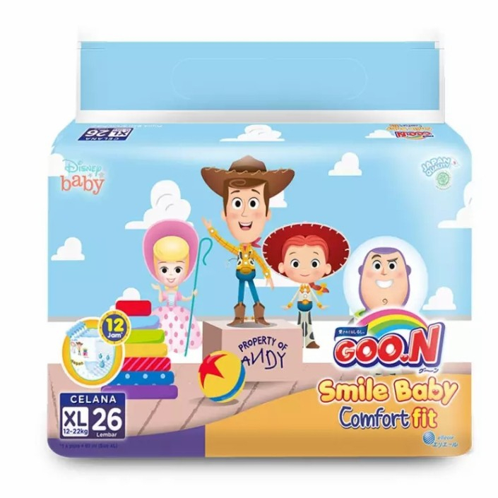 GOON Smile Baby Comfort Fit Diapers - Popok Bayi