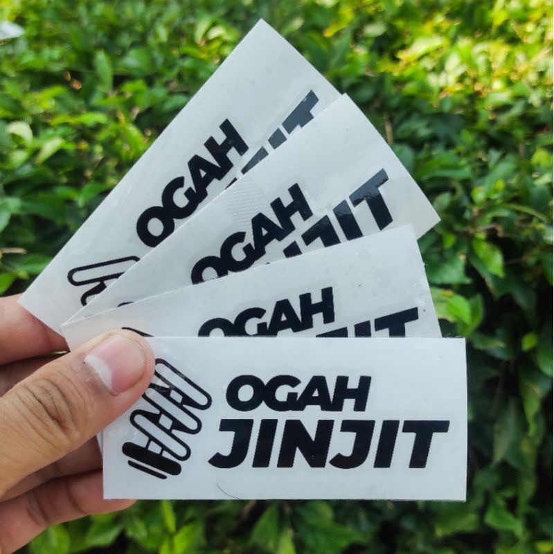 STIKER OGAH JINJIT STIKER  Cutting