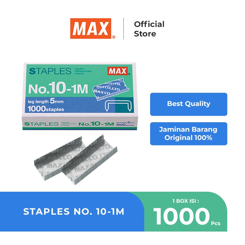 

ISI STAPLES MAX NO.3-1M ~ 10-1M ~ 23/10 ~ 23/13 ~ 12/15 ~ 12/17 | REFILL STAPLER