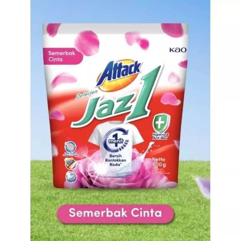 KUBIBIX ATTACK JAZ1 DETERGEN BUBUK JUMBO 1600G TERMURAH