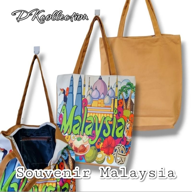 Tas Malaysia tas kuala lumpur tas souvenir malaysia tas souvenir kuala lumpur TOTE BAG malaysia