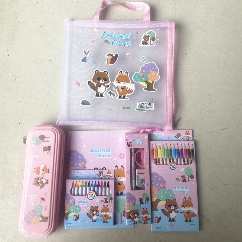 

RB [BABYKIDS](KTPS.11)KOTAK PENSIL SETT / STUDY SET STATIONERY SET ALAT TULIS SEKOLAH ANAK SET ATK