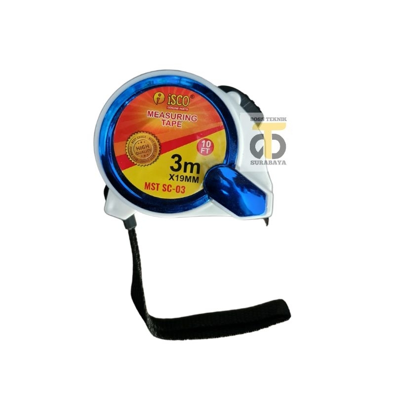 Meteran autolock Isco 3 meter meteran tukang
