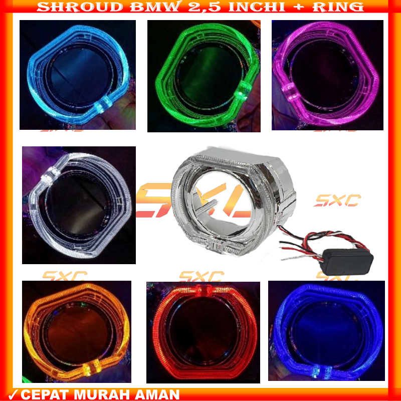 ORIGINAL SHROUD BMW 2.5 INCHI SHROUD BMW 2.5 INCHI SHROUD PROJECTOR SHROUD PROJIE BMW