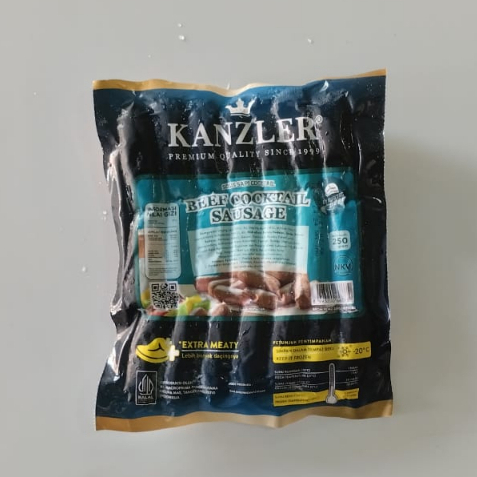 

Kanzler Beef Cocktail Sausage 250 gr Sosis Sapi Kecil