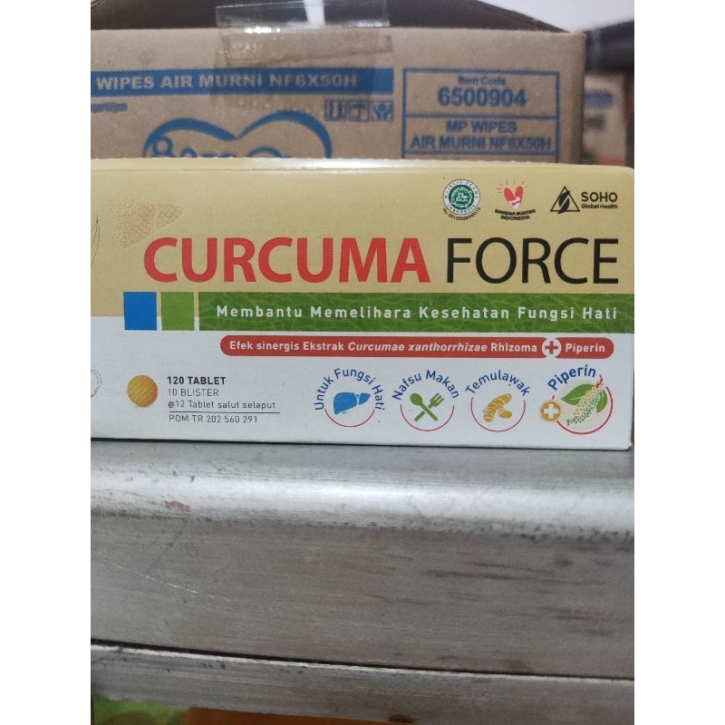 CURCUMA FORCE obat kesehatan fungsi hati harga 1 strip isi 12 tablet