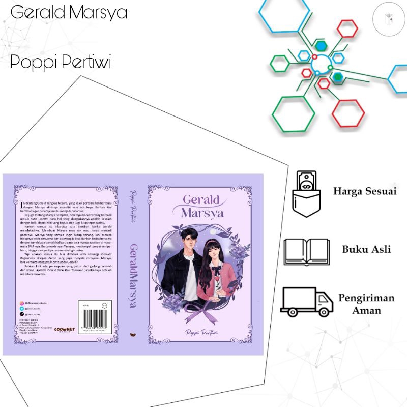 Buku Novel GeraldMarsya + Bonus - Poppi Pertiwi