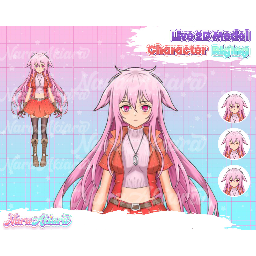 Karakter Anime Live2D Siap Pakai Solusi Cerdas untuk Vtuber Anda, Vtuber Untuk Twitch, Live2D Untuk 