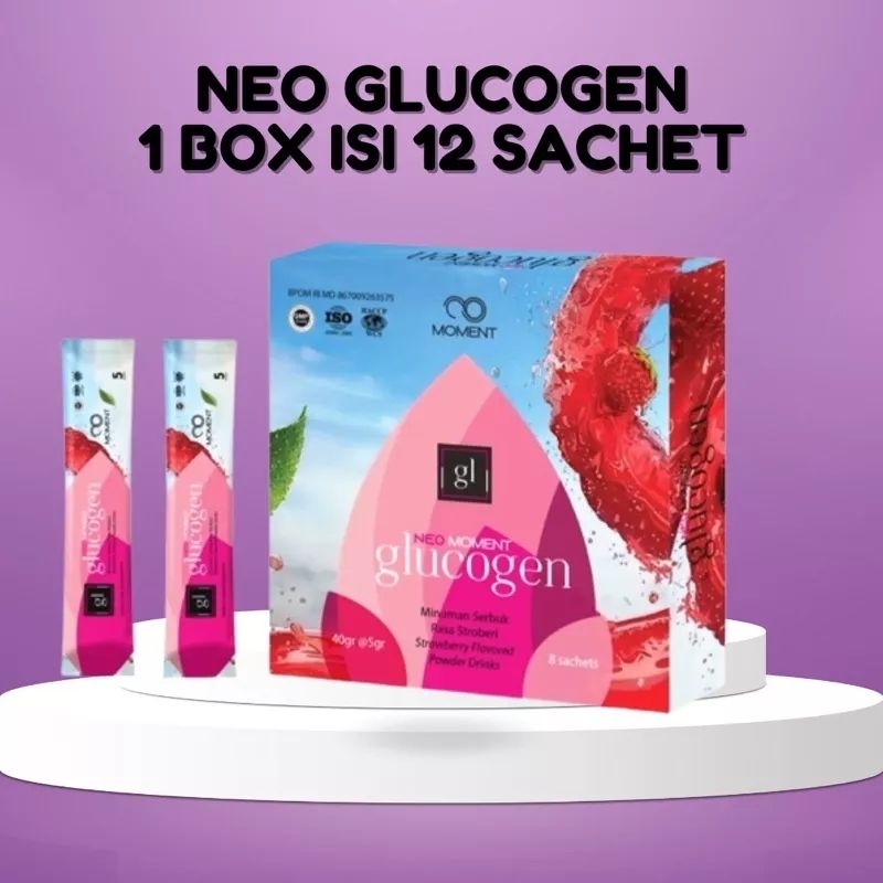 (ASLI ORI) MOMENT NEO GLUCOGEN SUPLEMEN PEMUTIH BADAN DAN PROMIL