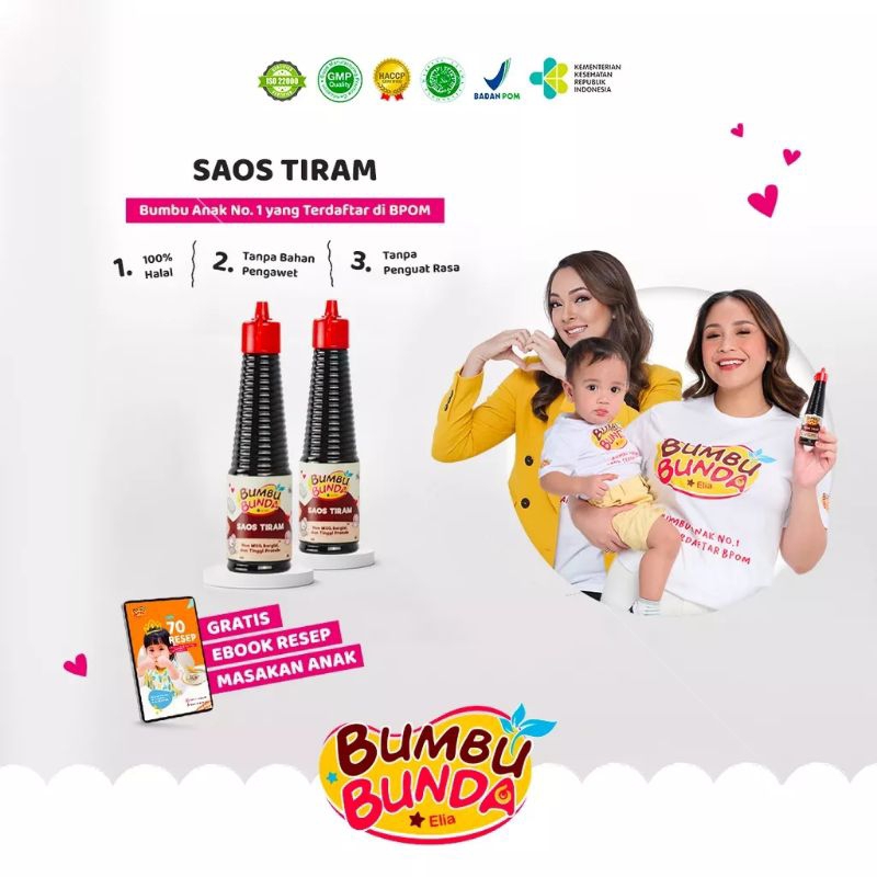 

BUMBU BUNDA Kecap Manis Mpasi Organik / Saos Tiram Mpasi