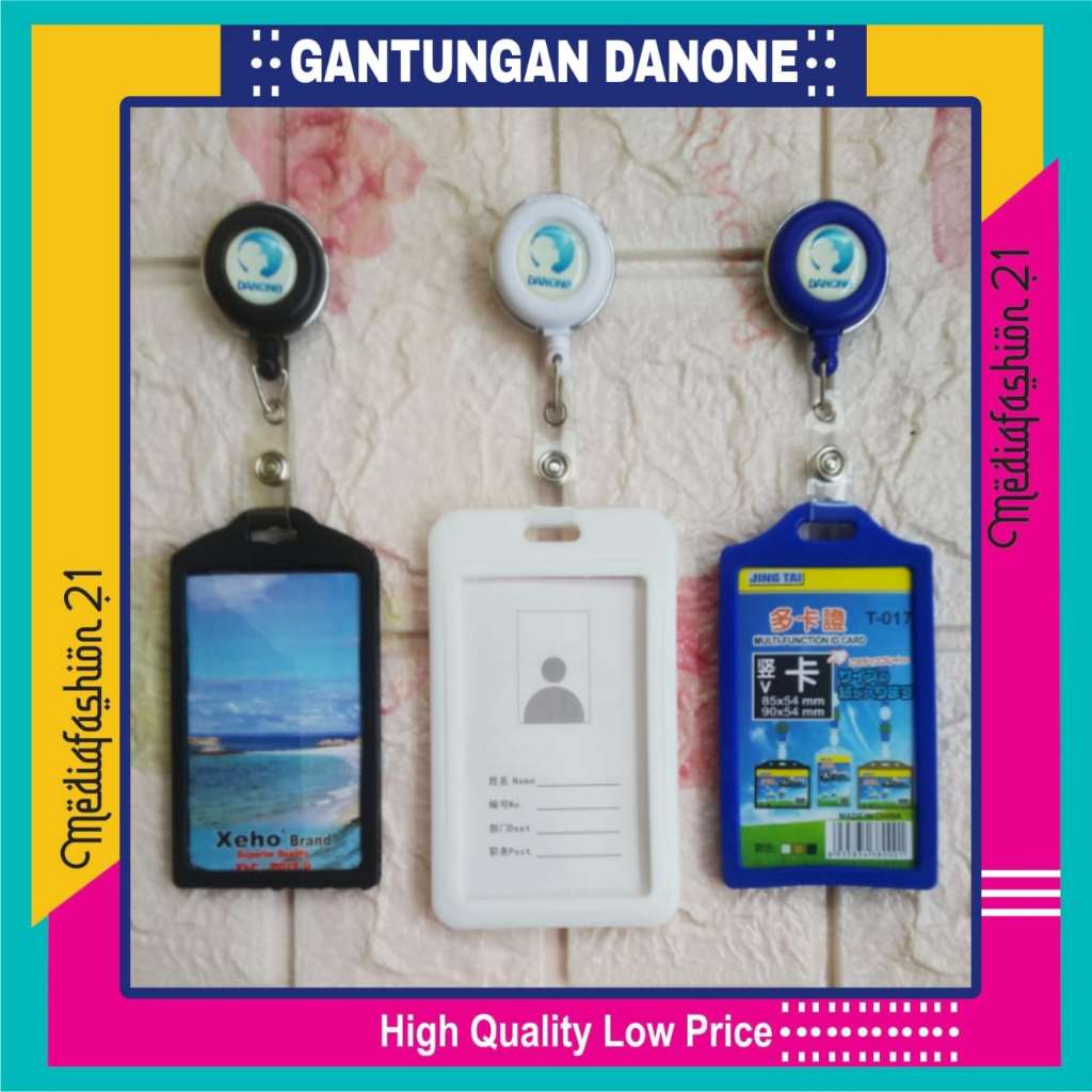 

GANTUNGAN YOYO ID CARD DANONE + TEMPAT ID CARD