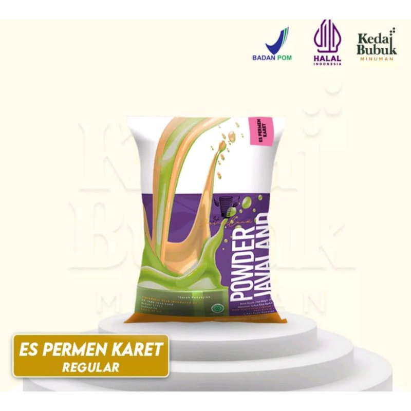 

BUBUK REGULER JAVALAND ES PERMEN KARET 1kg