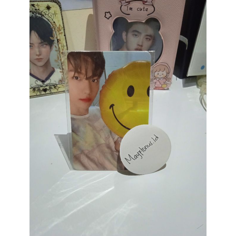 wts pc photocard Baekhyun balon smile delight honey ver