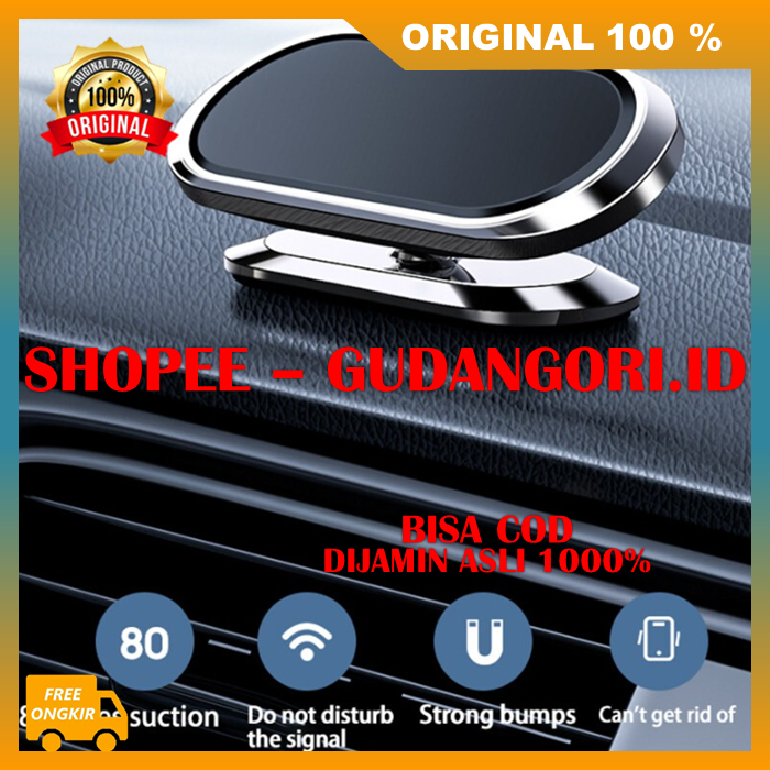 Holder Magnet Phone Holder Mobil Holder HP Mobil Kuat Car Phone Holder ORIGINAL