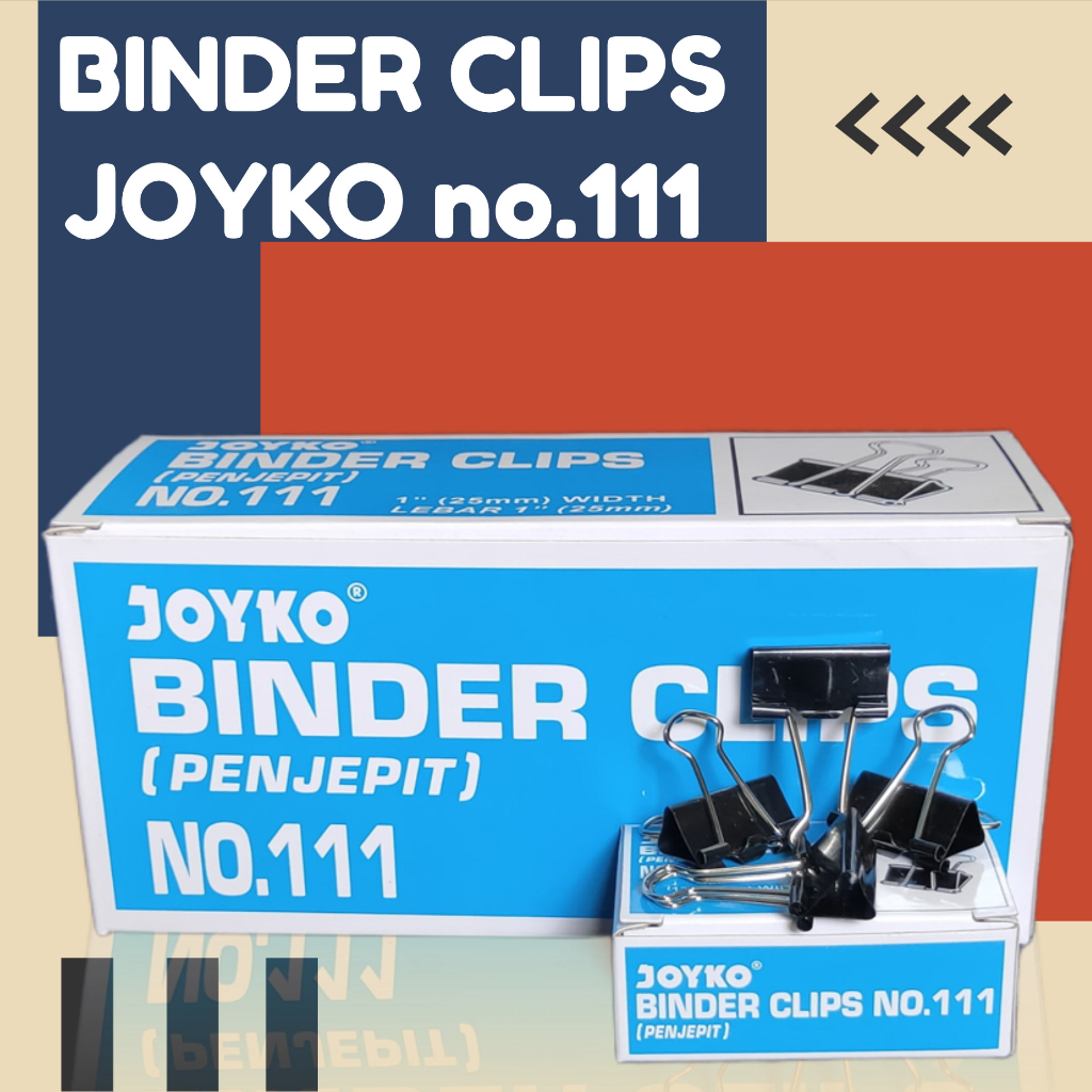 

Binder Clips JOYKO no.111/ Penjepit