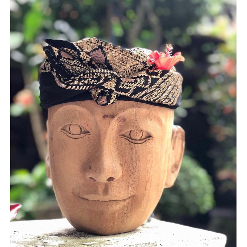 Udeng Semi Songket/Bordir Benang Songket Banyumas Janggar Nayah/model penasar