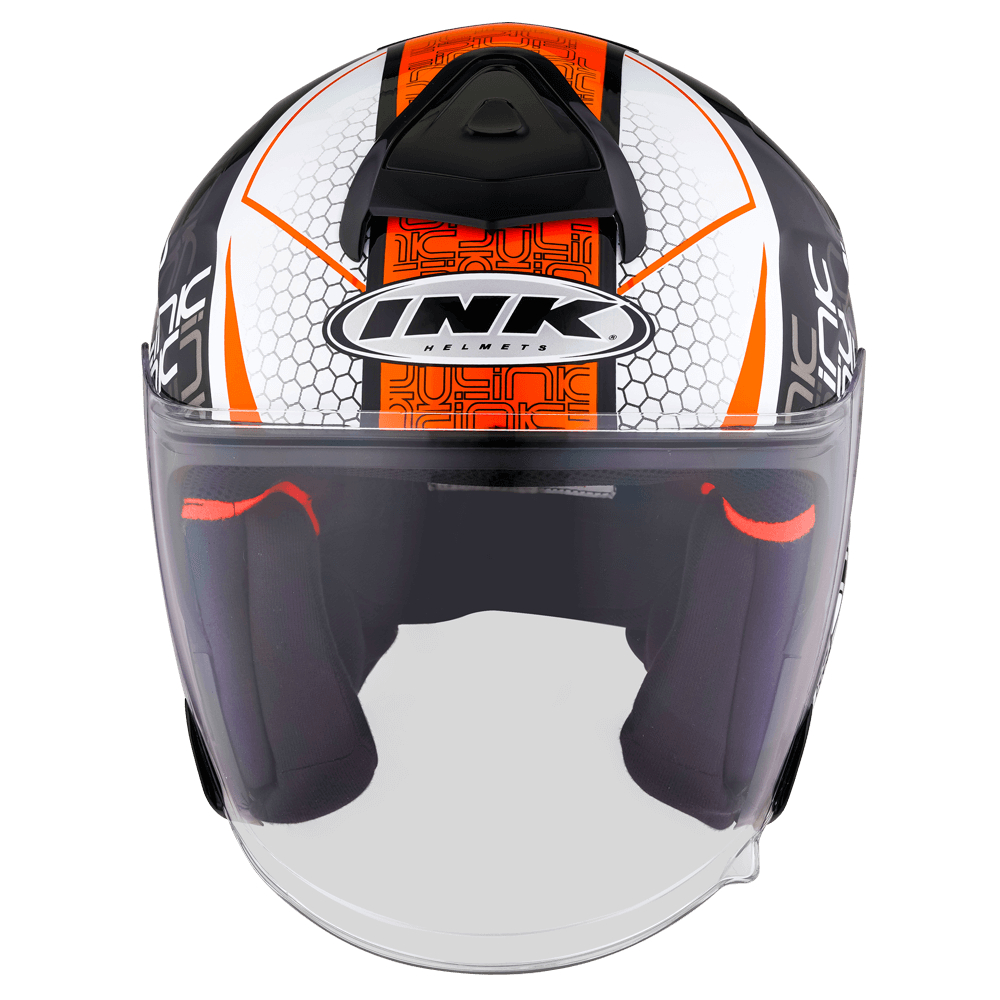 HELM INK DYNAMIC #4 - BLACK/ORANGE