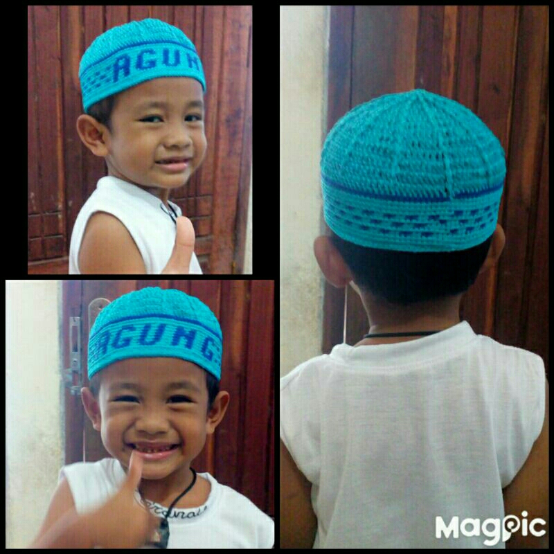 cupluk,peci anak,kopia rajut,songkok,peci rajutan,topi anak,topi