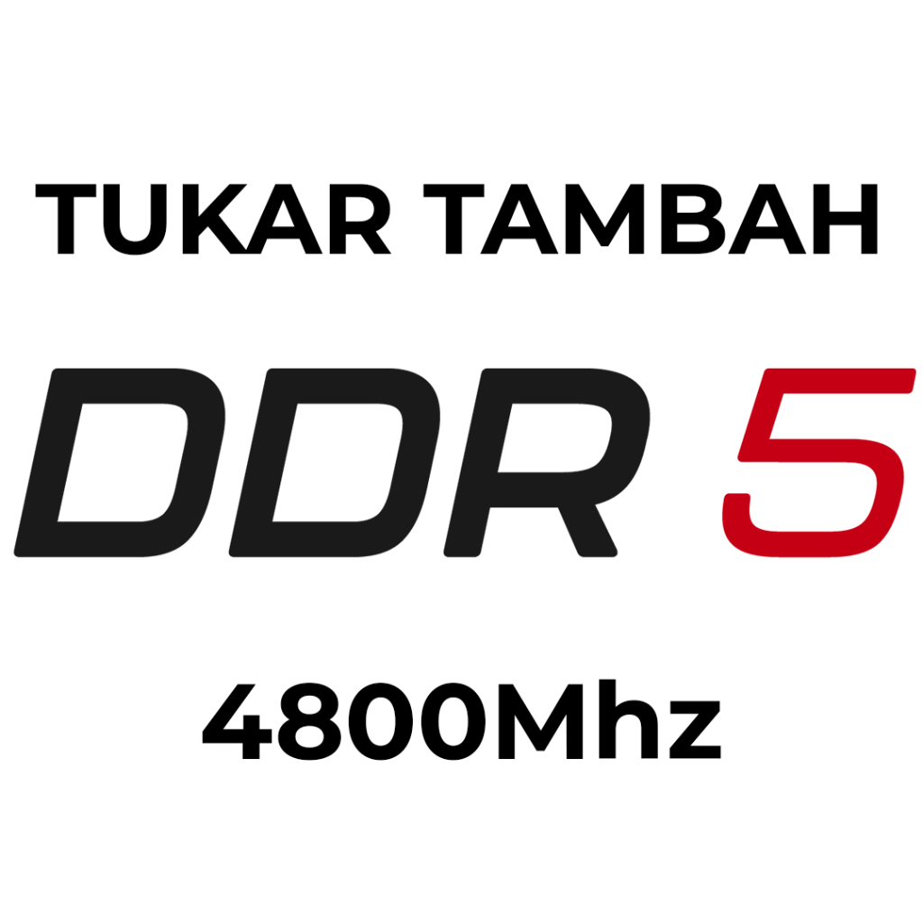 TUKAR TAMBAH SWAP RAM MEMORY DDR5-4800 FOR UNTUK LAPTOP DAN AIO