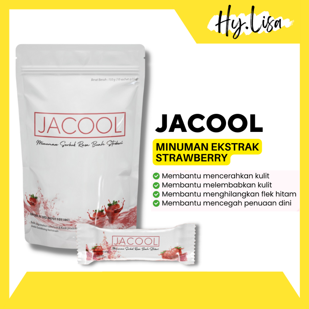Jacool Beauty Drink Minuman Collagen Colagen Terbaik Kolagen Suplemen Kecantikan Pemutih Kulit BPOM