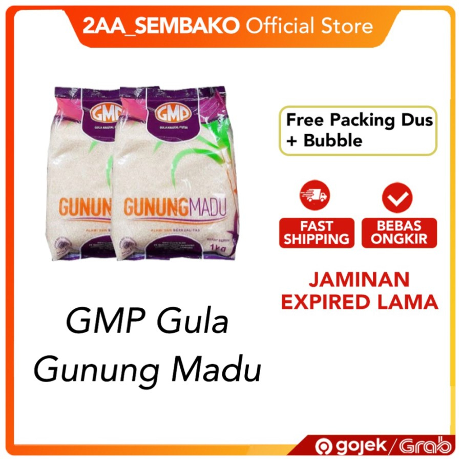 

Gula Pasir Gmp gunung madu 1 Kg