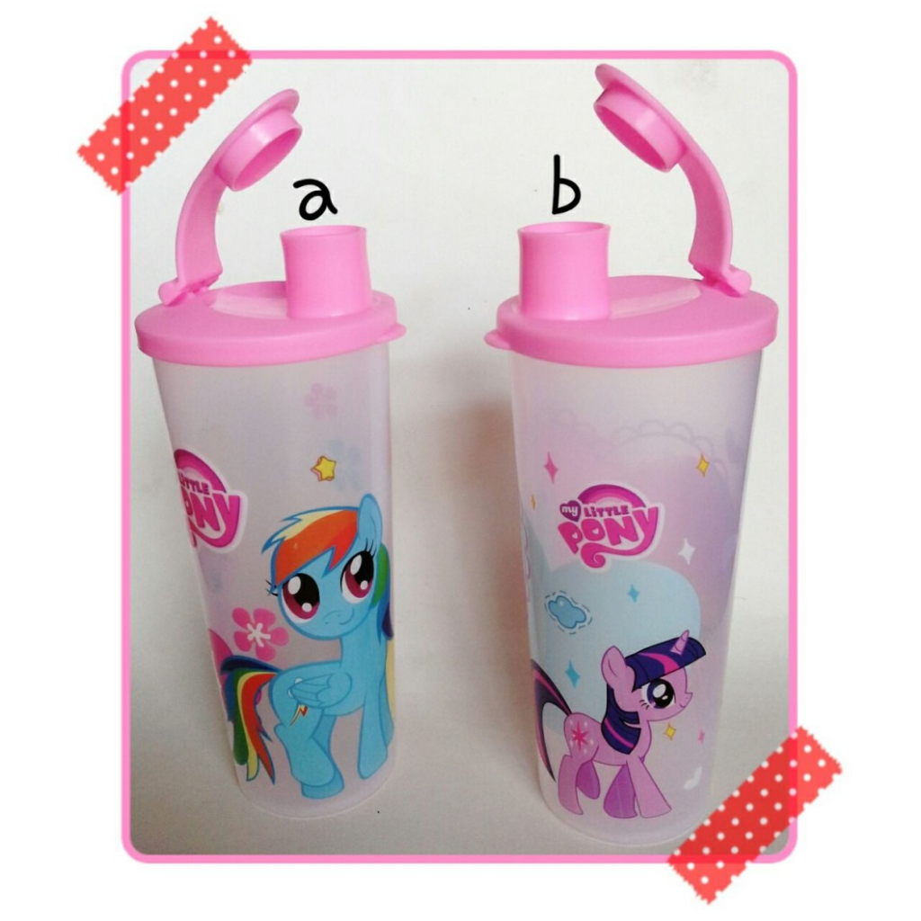 botol minum anak corong karakter my little pony