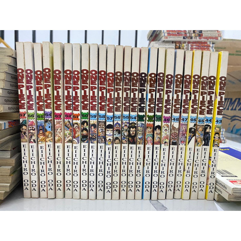 KOMIK ONE PIECE VOL.43-VOL.67 (minus vol.53)
