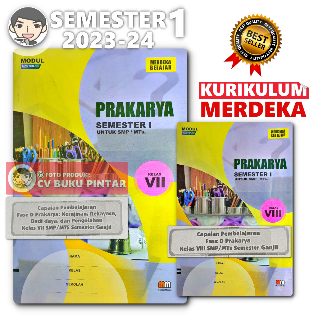 LKS PRAKARYA SMP KELAS 7 8 SEMESTER 1 | KURIKULUM MERDEKA | mm | PRAKARYA DAN KEWIRAUSAHAAN | LKS PRAKARYA BUDIDAYA LKS PRAKARYA KERAJINAN LKS PRAKARYA PENGOLAHAN LKS PRAKARYA REKAYASA