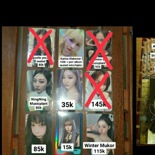 Aespa NingNing Photocard Official girls hottrack spicy zine wtmw yes24 mukor appmus muplant us japan