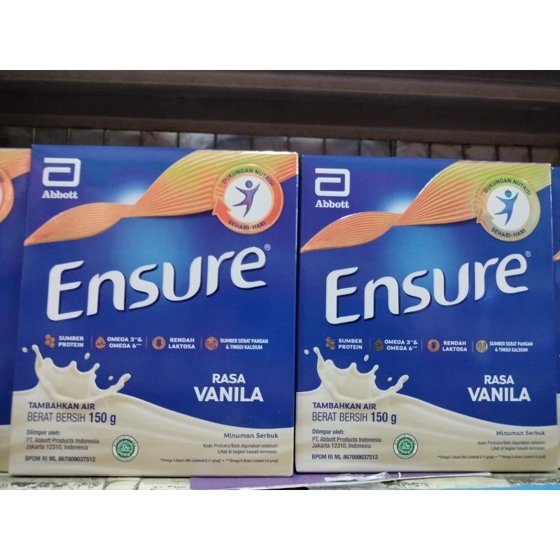 

ENSURE RASA VANILA 150GR ex Jan 2024