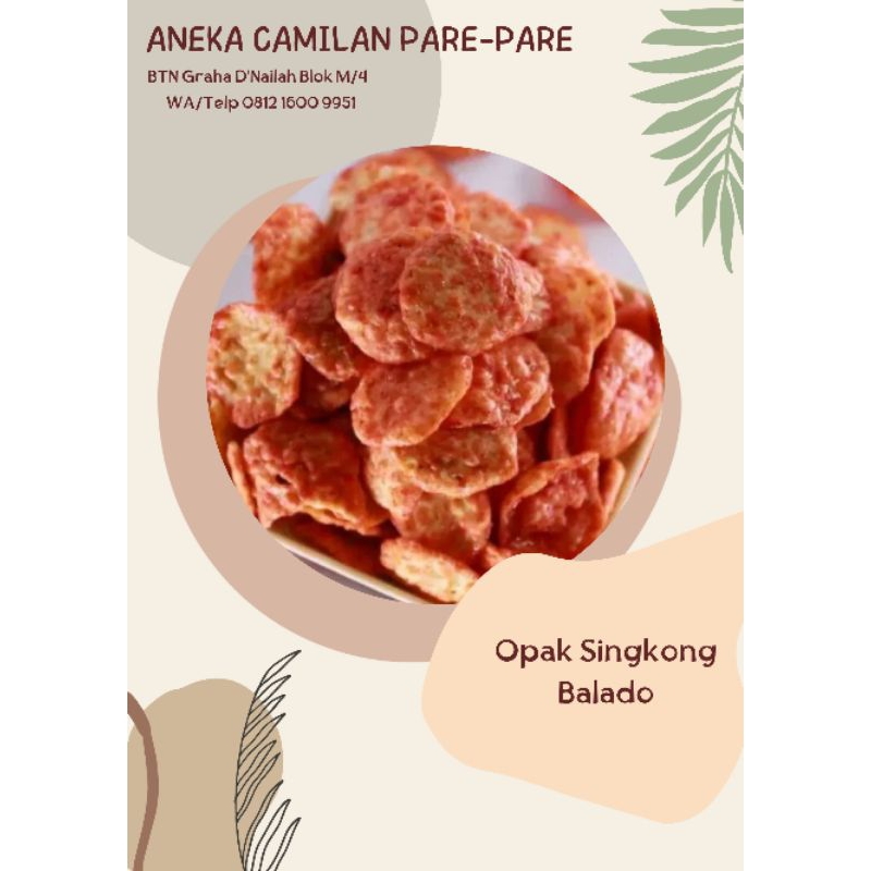 

(Bisa COD) Opak singkong balado