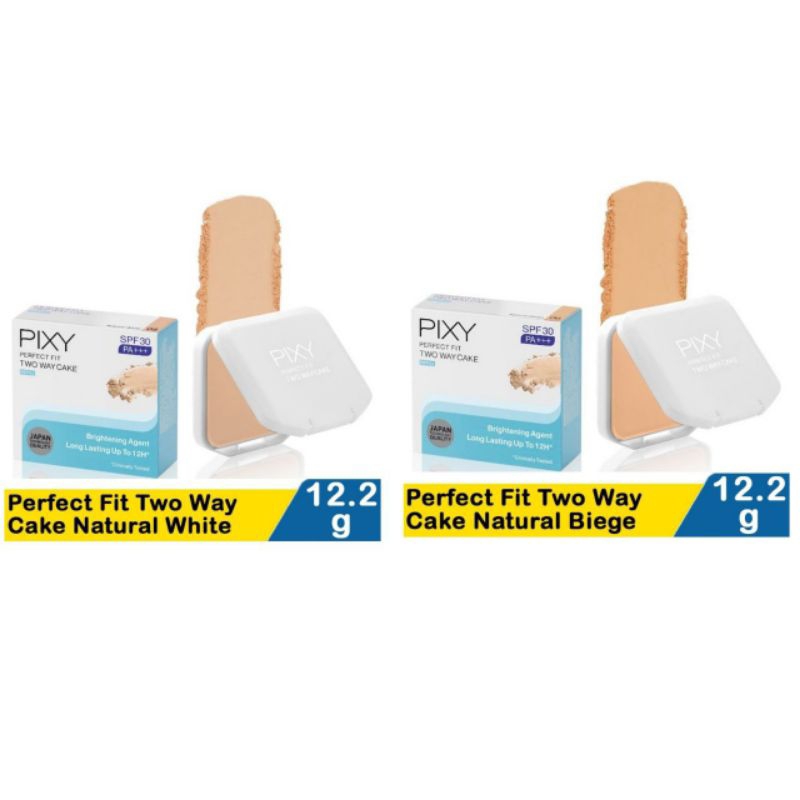 PIXY TWO WAY CAKE REFILL 12.2GR NATURAL BEIGE/NATURAL WHITE BEDAK PADAT