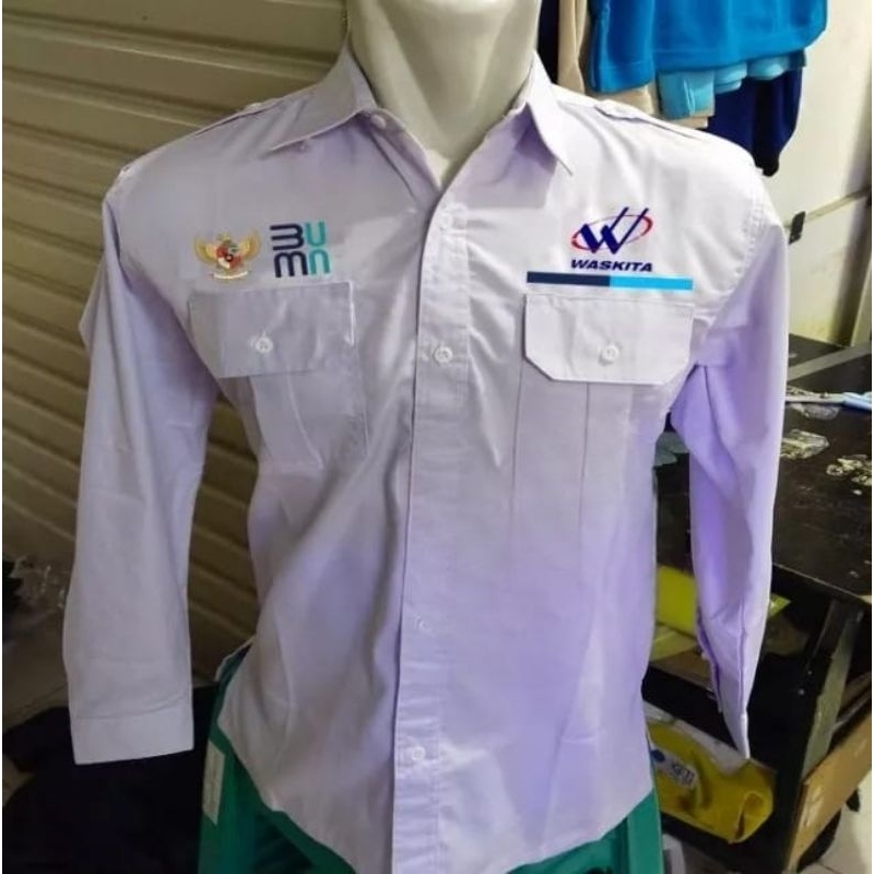 kemeja Waskita karya baju WASKITA KARYA seragam Waskita karya Pdh Waskita karya kemeja PT Waskita ka