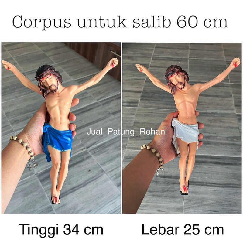 Corpus yesus untuk Salib 60 cm