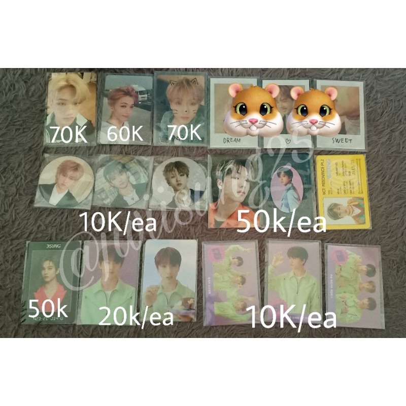 PHOTOCARD JISUNG NCT DREAM OFFICIAL hello future fcmm dad v2 cinema sg2022 smtown aladin bene keycar