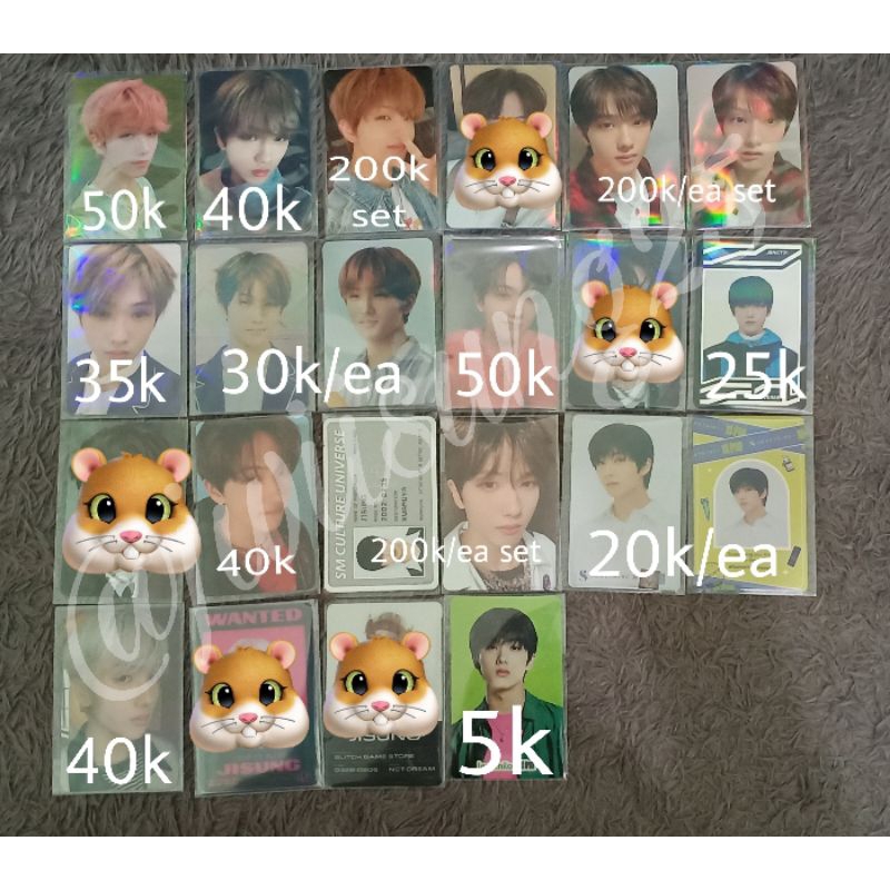 PHOTOCARD JISUNG NCT DREAM OFFICIAL reality we go up wgu boom polaroid pola sg2020 reload rollin rid