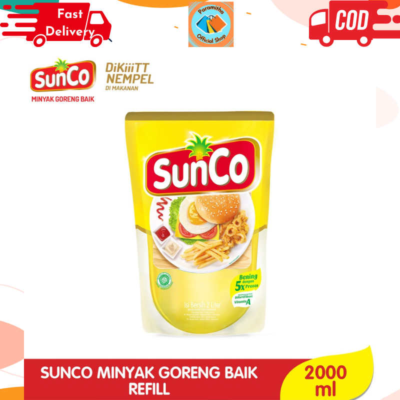 

Sunco Minyak Goreng Baik Dengan Vitamin A Kemasan 2 Liter